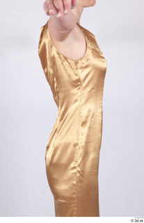  Photos Woman in Historical Dress 49 20th century Golden dress Historical clothing upper body 0007.jpg